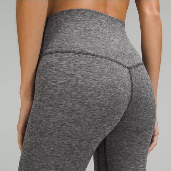 Lululemon Align Heathered Graphite Gray High Rise Legging Workout Pant - Picture 5 of 9
